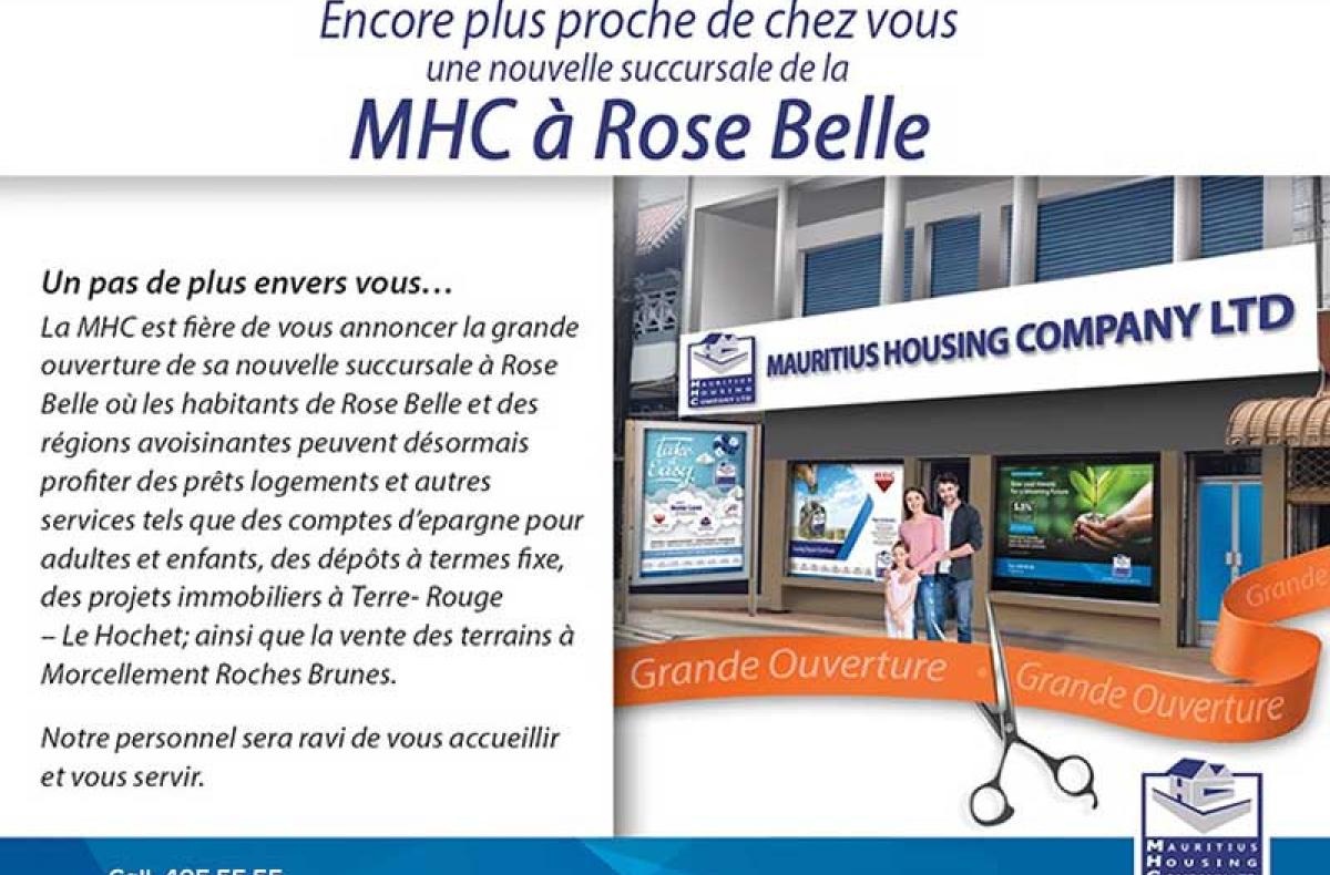 MHC - Opening of a new branch at Rose Belle